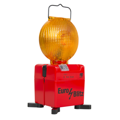 Euro-Blitz LED | gelb | zweiseitig | Akku-Version