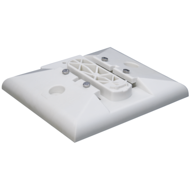 Leitboy-Fußplatte L50 weiß