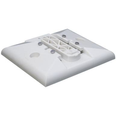 Leitboy-Fußplatte L50 weiß