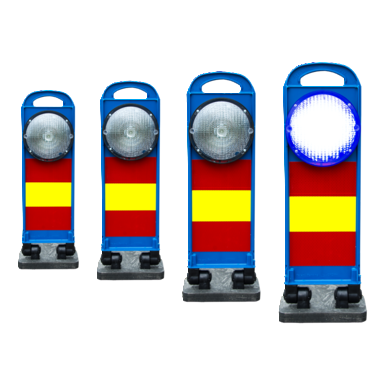 FlashMax Synchro "Polizei-Design" mit BLAUEM LED-Blitz (Export!)