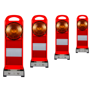 Lauflicht FlashMax Synchro | LED | gelb | stapelbar (Batterie)