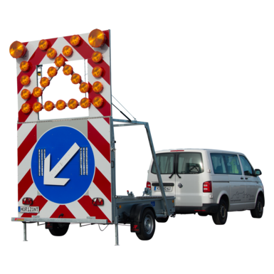 Fahrbare Absperrtafel FA 1 LR