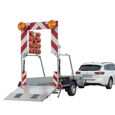 Fahrbare Absperrtafel FA 2 LR
