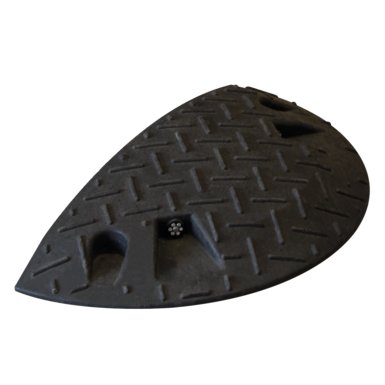 Endstück für Bodenschwelle 50mm schwarz