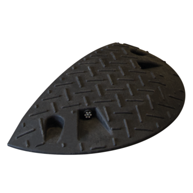 Endstück für Bodenschwelle 50mm schwarz