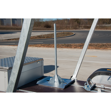 Zurrschienenhalter für 5 Leitkegel (750mm)