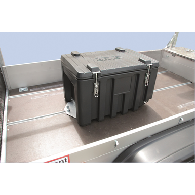 Transportbox für Zurrsystem (Zurrschiene)